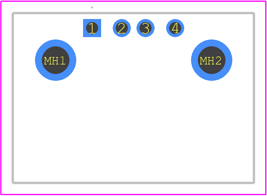 690-004-221-013 - EDAC PCB footprint - Other - Other - 690-004-221-013-2