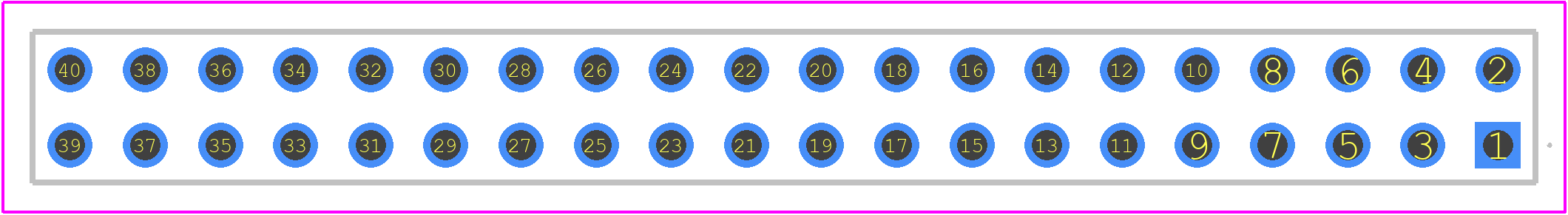 BCS-120-L-D-TE - SAMTEC PCB footprint - Other - Other - BCS-120-L-D-TE-1