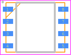 NVMFD5485NLT1G - onsemi PCB footprint - Small Outline No-lead - Small Outline No-lead - NVMFD5485NLT1G
