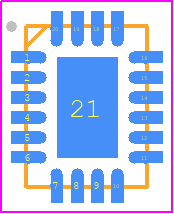 LTC4160EUDC#PBF - Analog Devices PCB footprint - Quad Flat No-Lead - Quad Flat No-Lead - UDC (3mmX4mm)