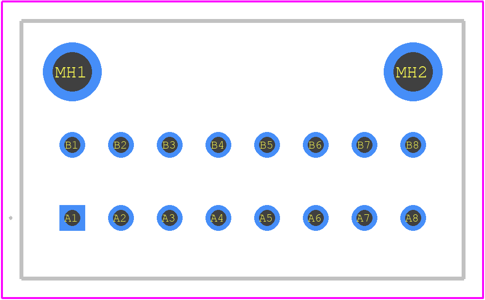 1747994-2 - TE Connectivity PCB footprint - Other - Other - 1747994-2-1