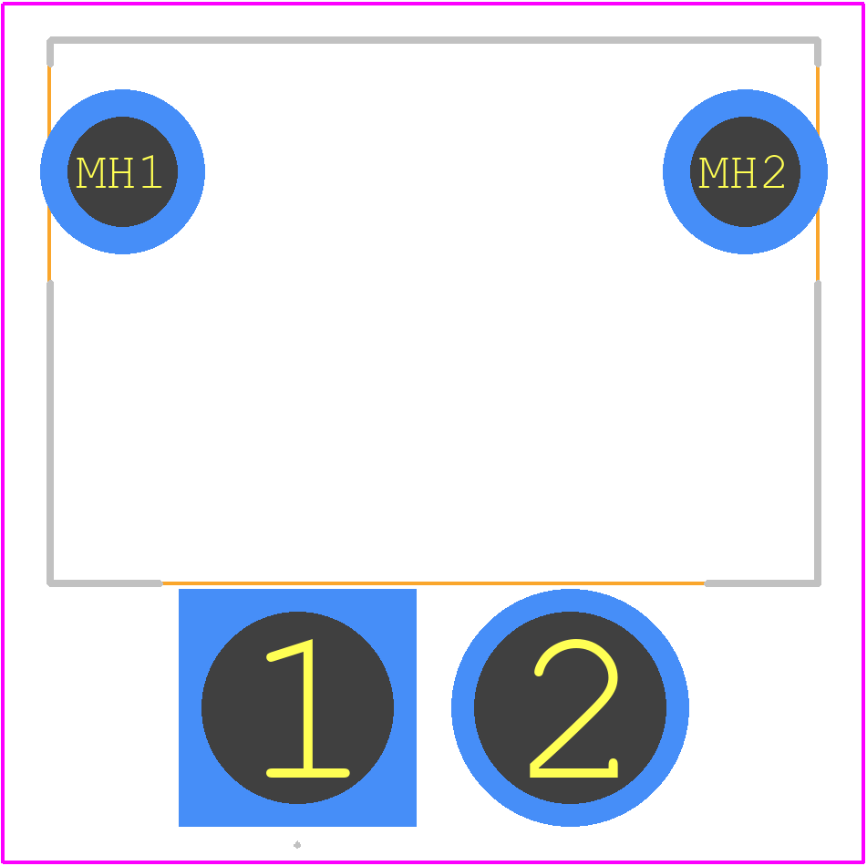 172043-0202 - Molex PCB footprint - Other - Other - 172043-0202