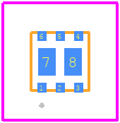 SIA931DJ-T1-GE3 - Vishay PCB footprint - Other - Other - SIA931DJ-T1-GE3-3