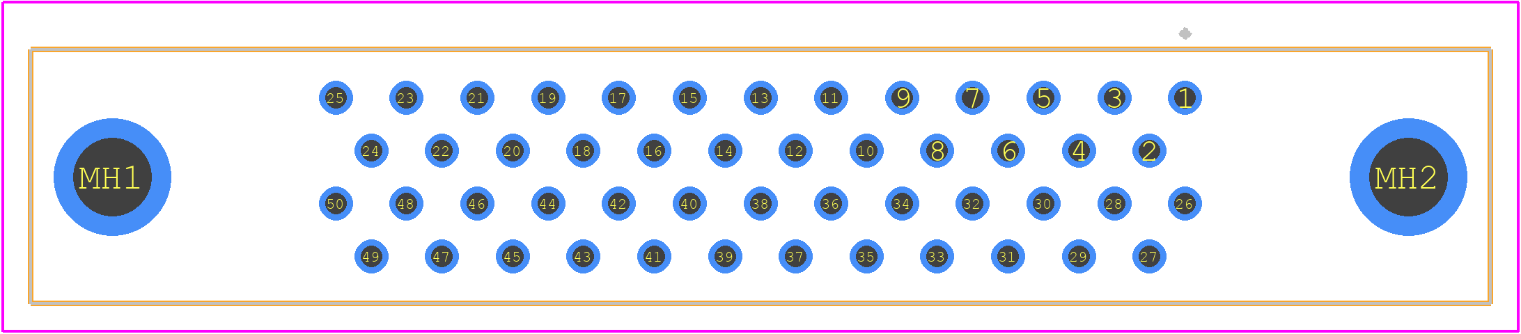 N10250-6212PC - 3M PCB footprint - Other - Other - N10250-6212PC-3