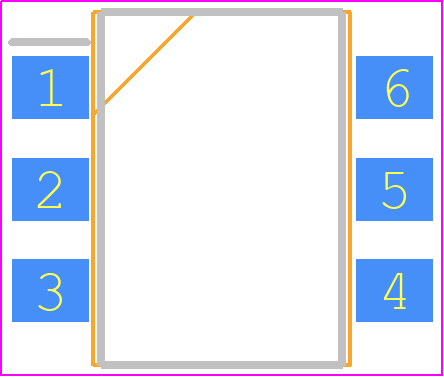 AQV251A - Panasonic PCB footprint - Small Outline Packages - Small Outline Packages - AQV251A