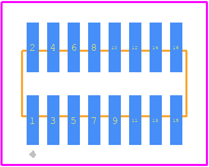 FTMH-108-03-F-DV-ES - SAMTEC PCB footprint - Other - Other - FTMH-108-03-F-DV-ES-1