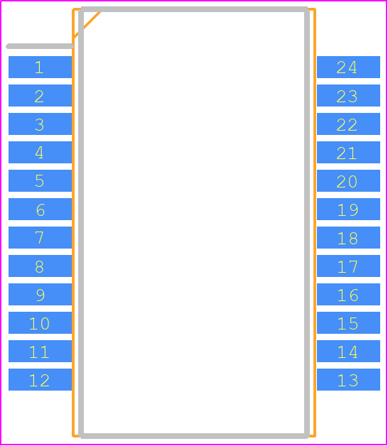 SCC2230-D08 - Murata Electronics PCB footprint - Small Outline Packages - Small Outline Packages - 24-SOIC_1