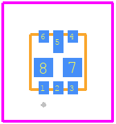 NIS1161MTTAG - onsemi PCB footprint - Other - Other - WDFN6
