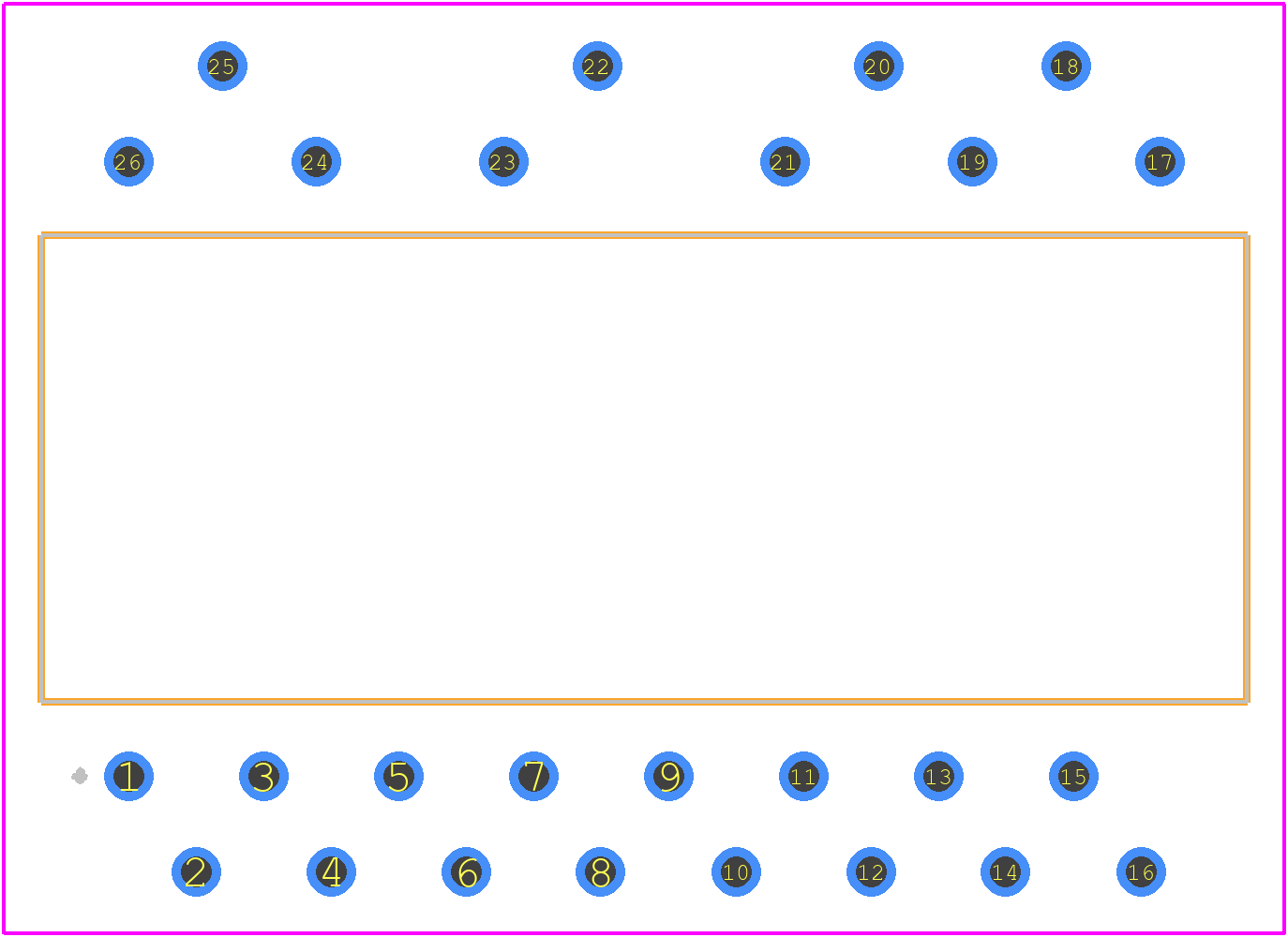 STGIPQ3H60T-HZ - STMicroelectronics PCB footprint - Other - Other - N2DIP-26L