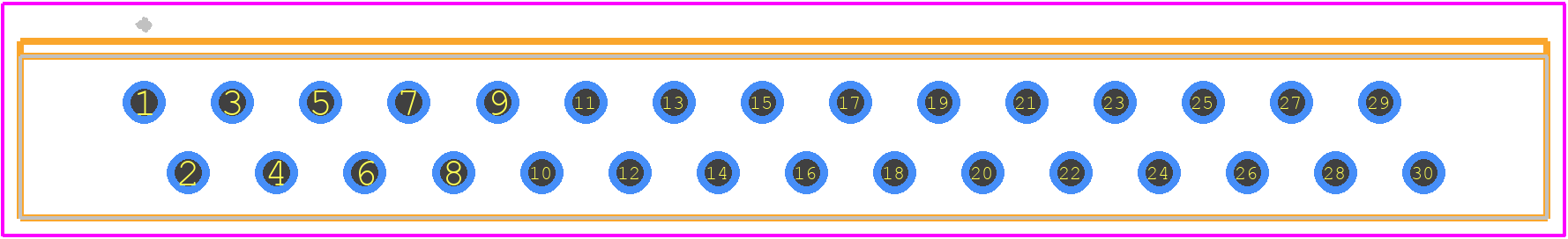 39-53-2305 - Molex PCB footprint - Other - Other - 39-53-2305-2