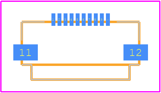 505110-1092 - Molex PCB footprint - Other - Other - 5051101092
