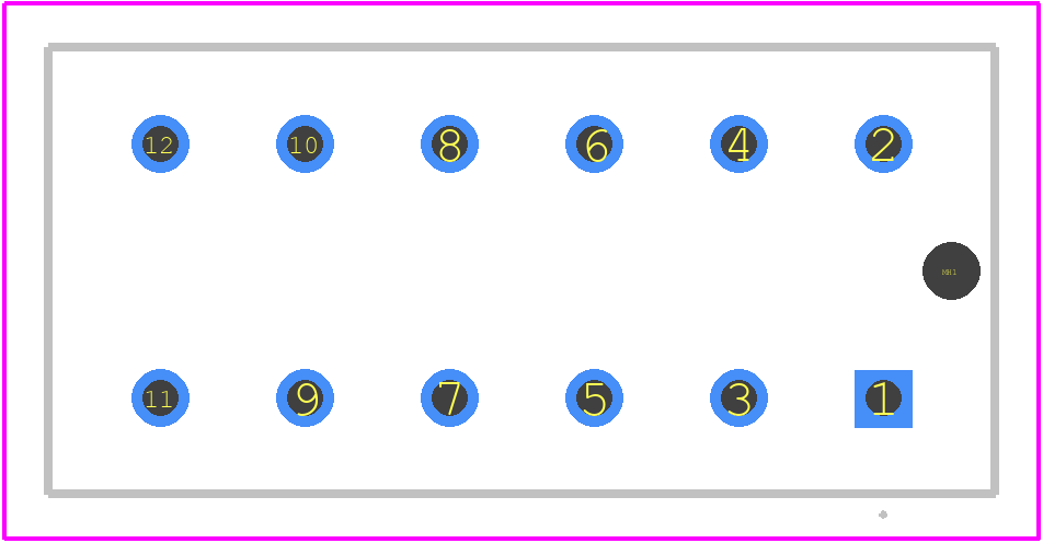 DF33C-12DP-3.3DSA(24) - Hirose PCB footprint - Other - Other - DF33C-12DP-3.3DSA(24)-1