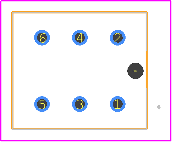 DF33C-6DP-3.3DSA(24) - Hirose PCB footprint - Other - Other - DF33C-6DP-3.3DSA(24)-1