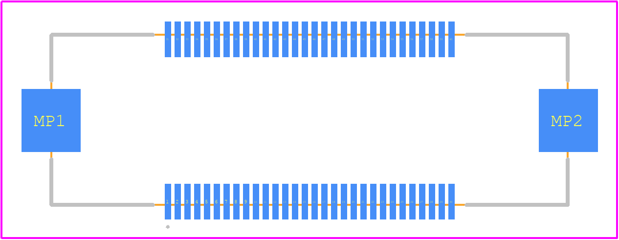 FX20-60P-0.5SV15 - Hirose PCB footprint - Other - Other - FX20-60P-0.5SV15-1