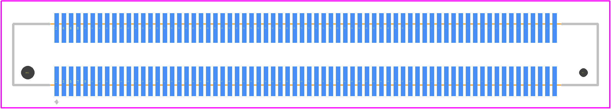 FX8C-140P-SV6(91) - Hirose PCB footprint - Other - Other - FX8C-140P-SV6(91)-1