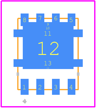 DMT6016LPS-13 - Diodes Incorporated PCB footprint - Other - Other - PowerDI5060-8_2021_1