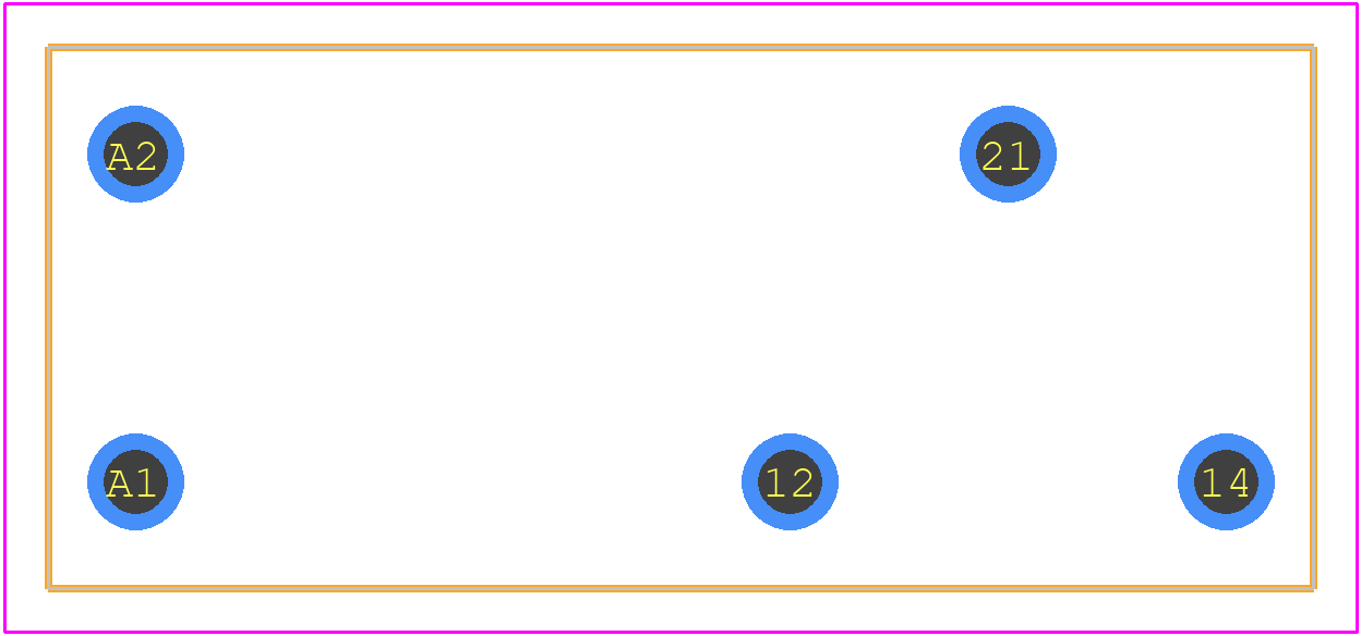 40.51.9.012.0000 - FINDER PCB footprint - Other - Other - 40.51.9.012.0000-3