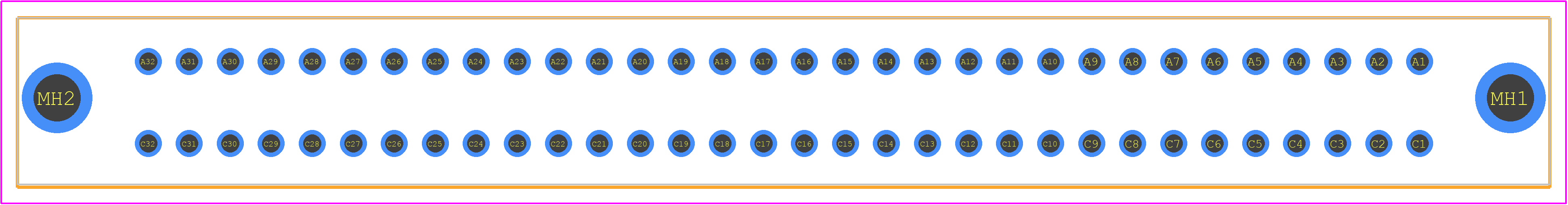 09032646825 - HARTING PCB footprint - Other - Other - 09032646825-3
