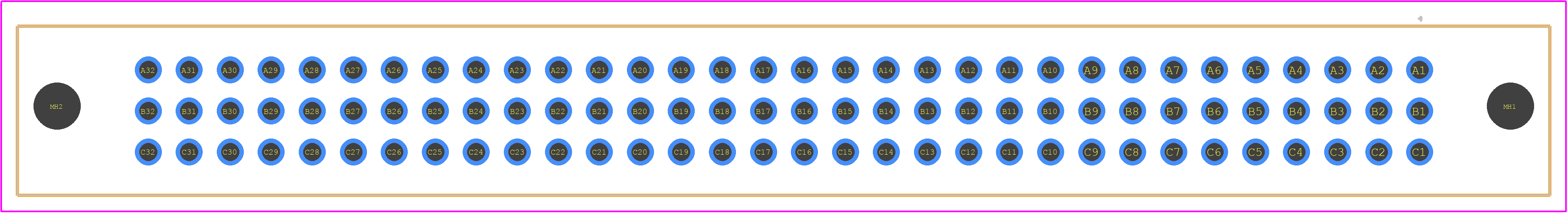 09032962825 - HARTING PCB footprint - Other - Other - 09032962825-2
