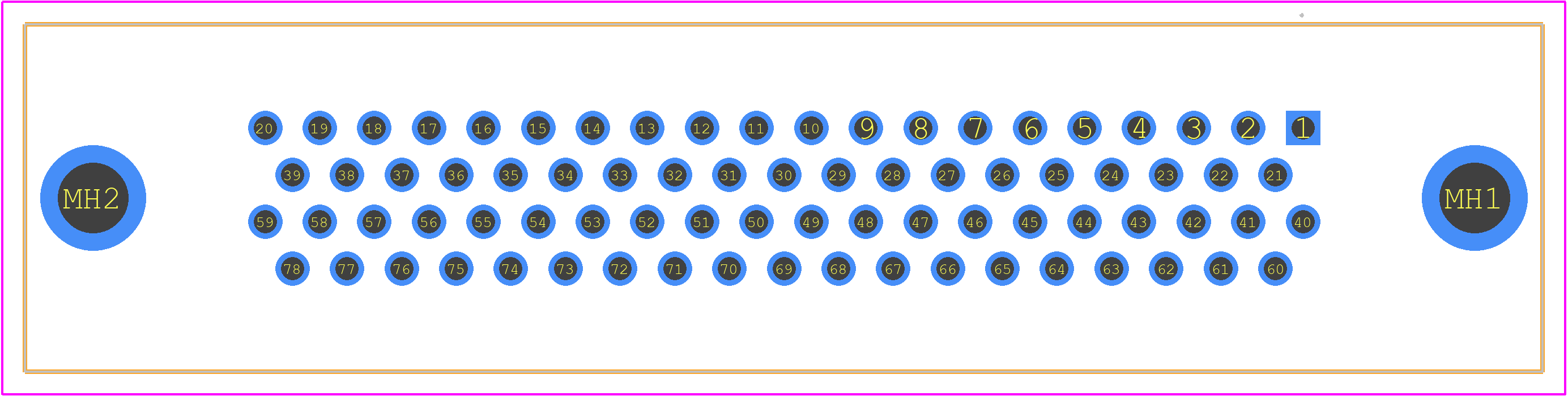 09565515500 - HARTING PCB footprint - Other - Other - 09565515500-2