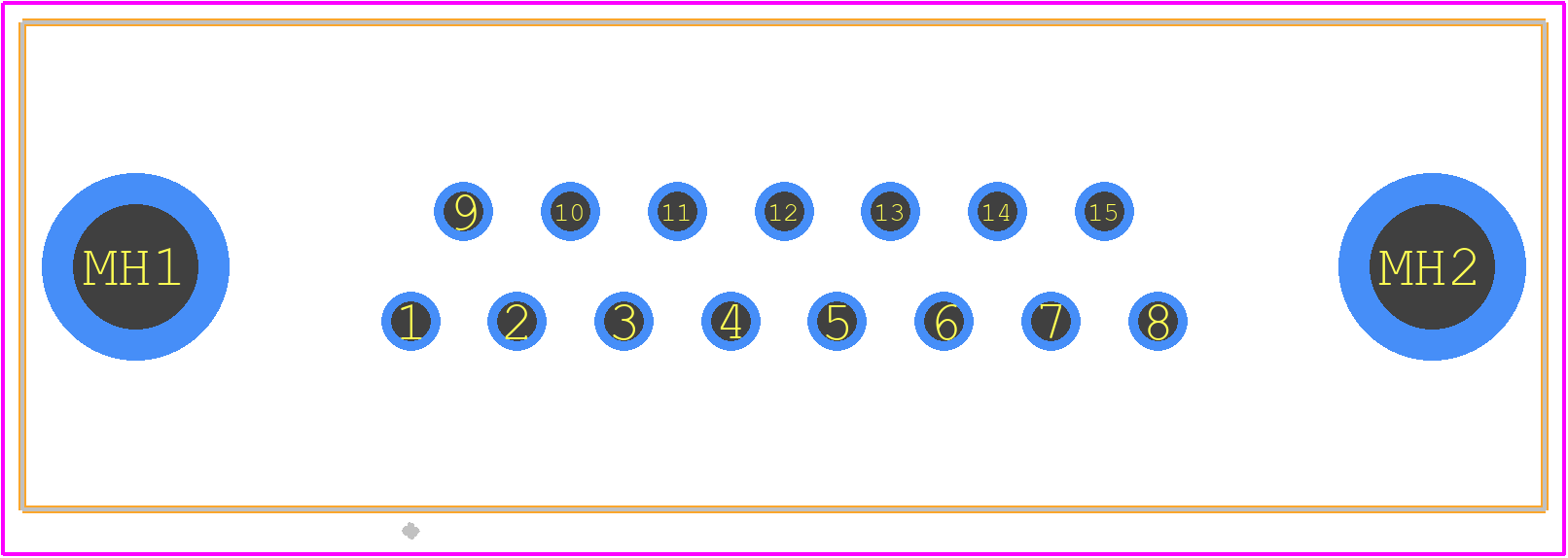 09642127230 - HARTING PCB footprint - Other - Other - 09642127230-2