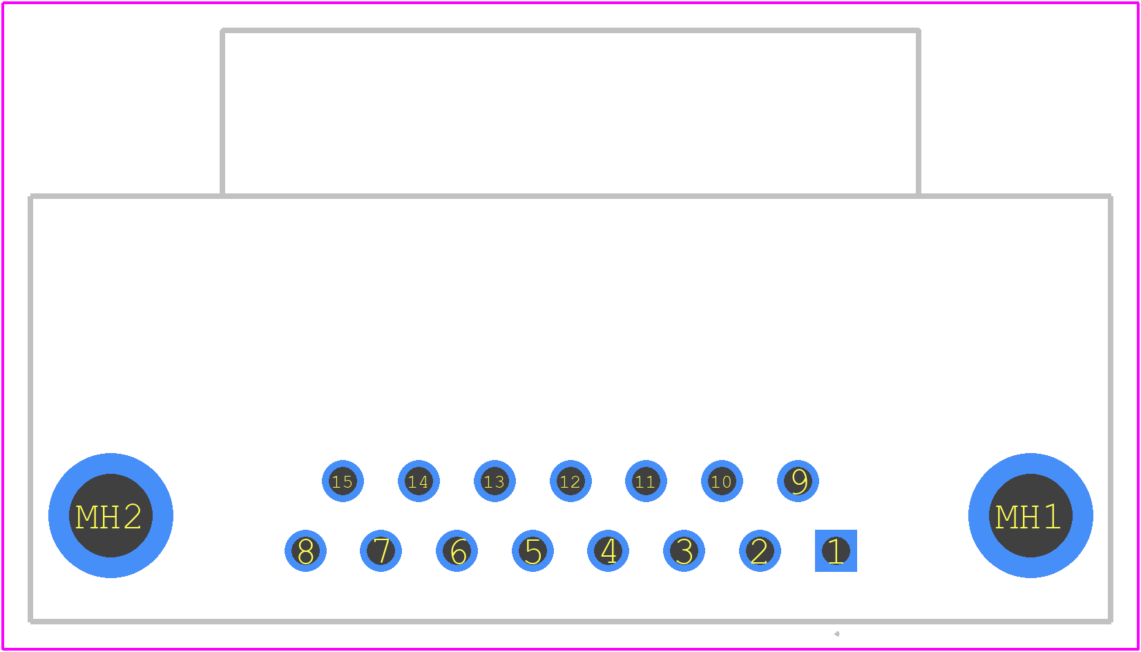 09642247232 - HARTING PCB footprint - Other - Other - 09642247232-2