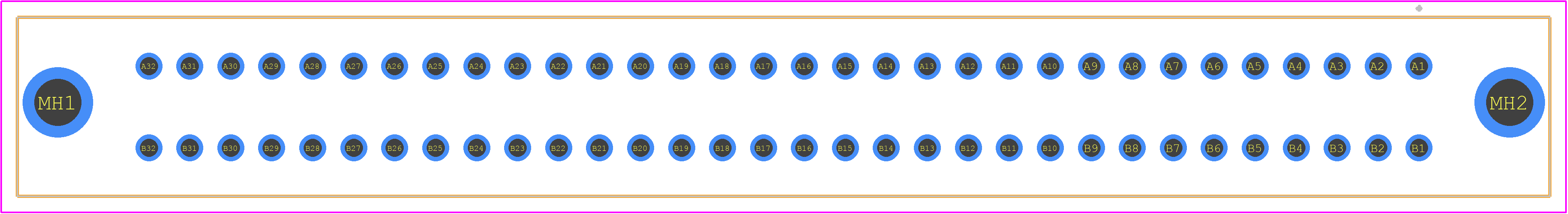 09731646907 - HARTING PCB footprint - Other - Other - 09731646907-3