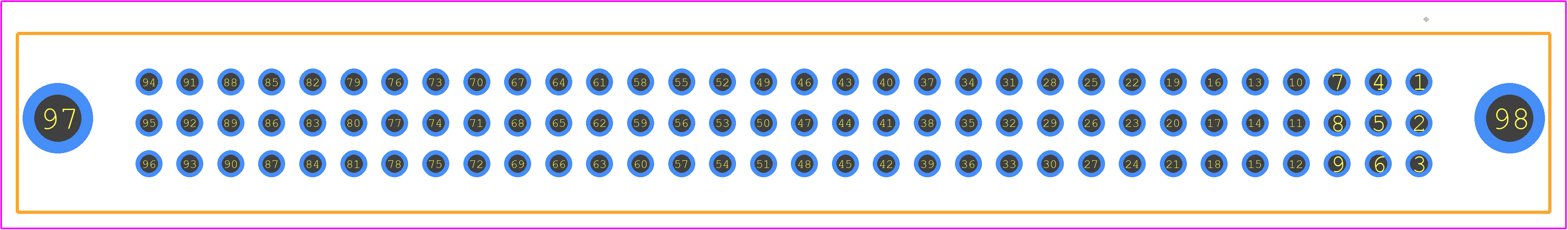 09731966903 - HARTING PCB footprint - Other - Other - 09731966903