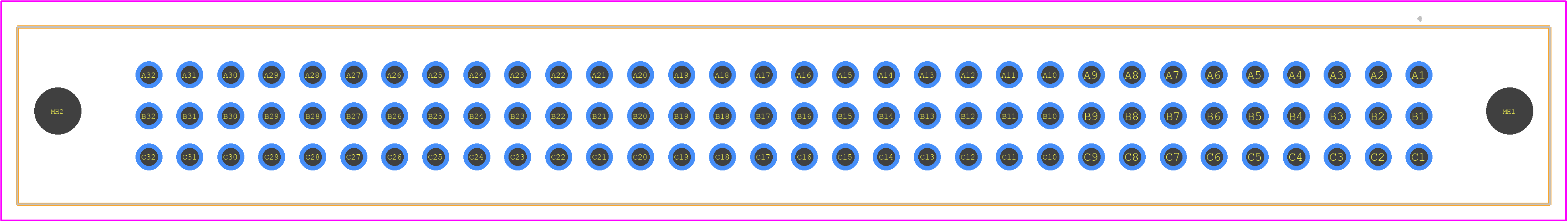 09731966907 - HARTING PCB footprint - Other - Other - 09731966907-2