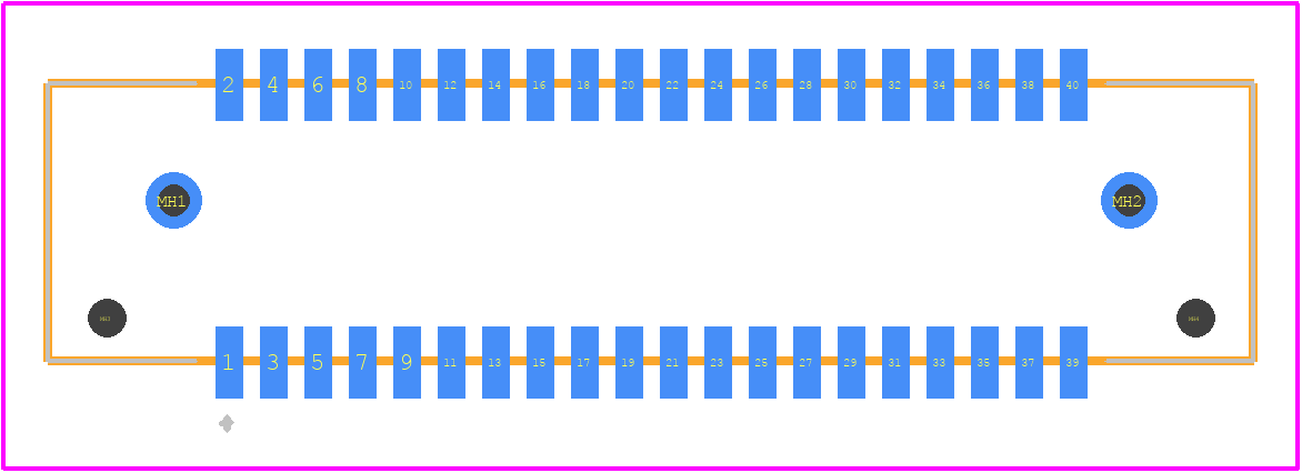 T1M-20-GF-DV - SAMTEC PCB footprint - Other - Other - T1M-20-GF-DV-1