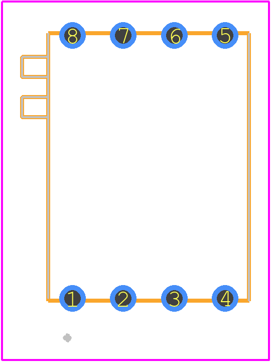 SSCDRRN001PD2A5 - Honeywell PCB footprint - Other - Other - SSCDRRN001PD2A5-2