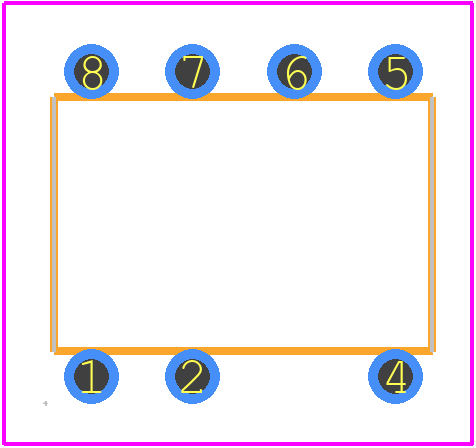 TOP258PN - Power Integrations PCB footprint - Other - Other - DIP-8C (P Package)_2020