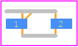 RD13S-A - Renesas Electronics PCB footprint - Small Outline Diode - Small Outline Diode - SC-76_