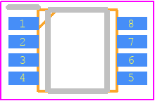 TC7WT125FU(TE12L,F - Toshiba PCB footprint - Small Outline Packages - Small Outline Packages - SSOP8-P-0.65-11