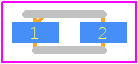 CZRU52C15 - Comchip Technology PCB footprint - Diodes Moulded - Diodes Moulded - 0603(1608)