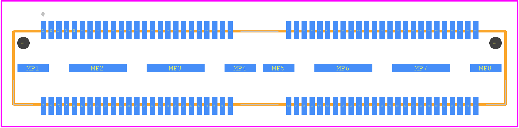 QTS-050-01-L-D-A - SAMTEC PCB footprint - Other - Other - QTS-050-01-L-D-A-1
