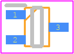 BSS138W-7-F - Multicomp Pro PCB footprint - SOT23 (3-Pin) - SOT23 (3-Pin) - SOT-323