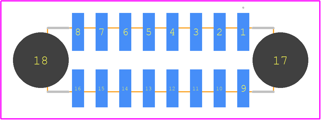 M80-6811645 - Harwin PCB footprint - Other - Other - M80-6811645-1