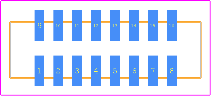 M80-8281642 - Harwin PCB footprint - Other - Other - M80-8281642-20