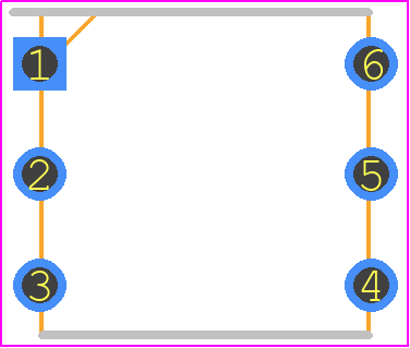 A6CV-16R - OMRON Electronics PCB footprint - Dual-In-Line Packages - Dual-In-Line Packages - A6CV-16R