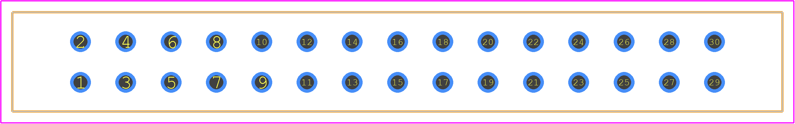 305-030-521-501 - EDAC PCB footprint - Other - Other - 305-030-521-501-1