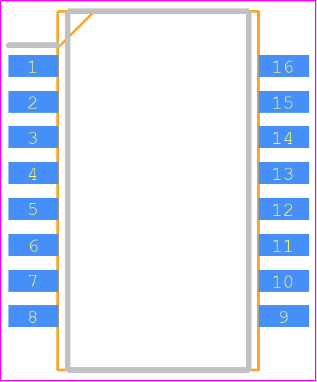 HX1098NLT - Yageo Group PCB footprint - Small Outline Packages - Small Outline Packages - 12.7mm x 7.11mm x 4.01mm