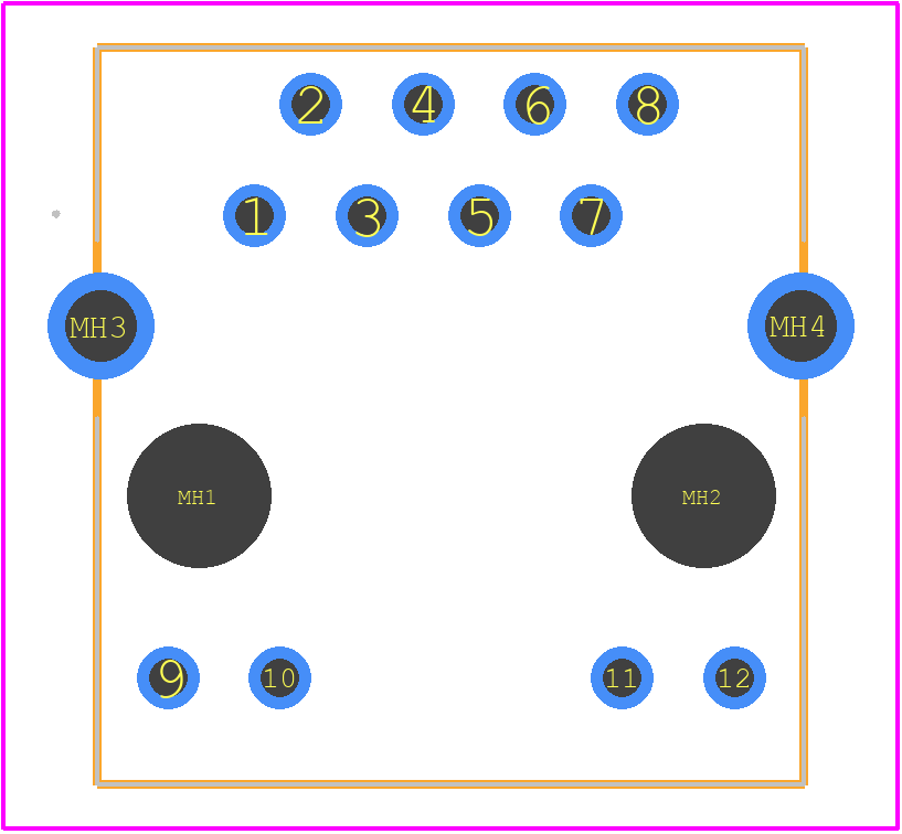 R-RJ45S08P-C000 - Ckmtw(Shenzhen Cankemeng) PCB footprint - Other - Other - R-RJ45S08P-C000-2