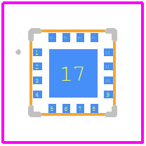QPA9121EVB-01 - Qorvo PCB footprint - Other - Other - 16 Pad 3 x 3 mm Laminate Package