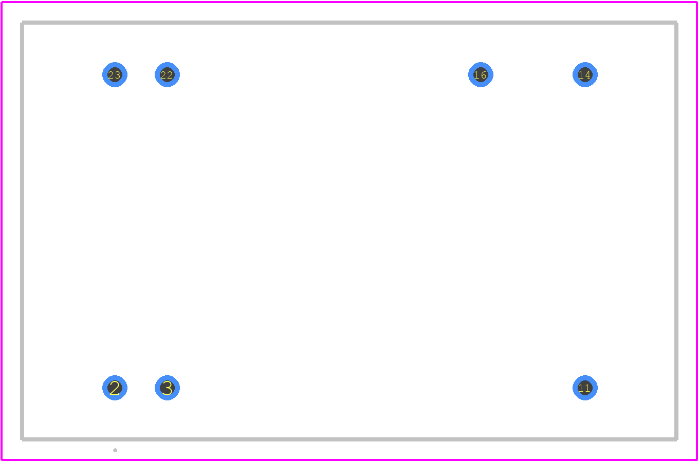 TEN 3-2413WI - Traco Power PCB footprint - Other - Other - TEN 3-0512