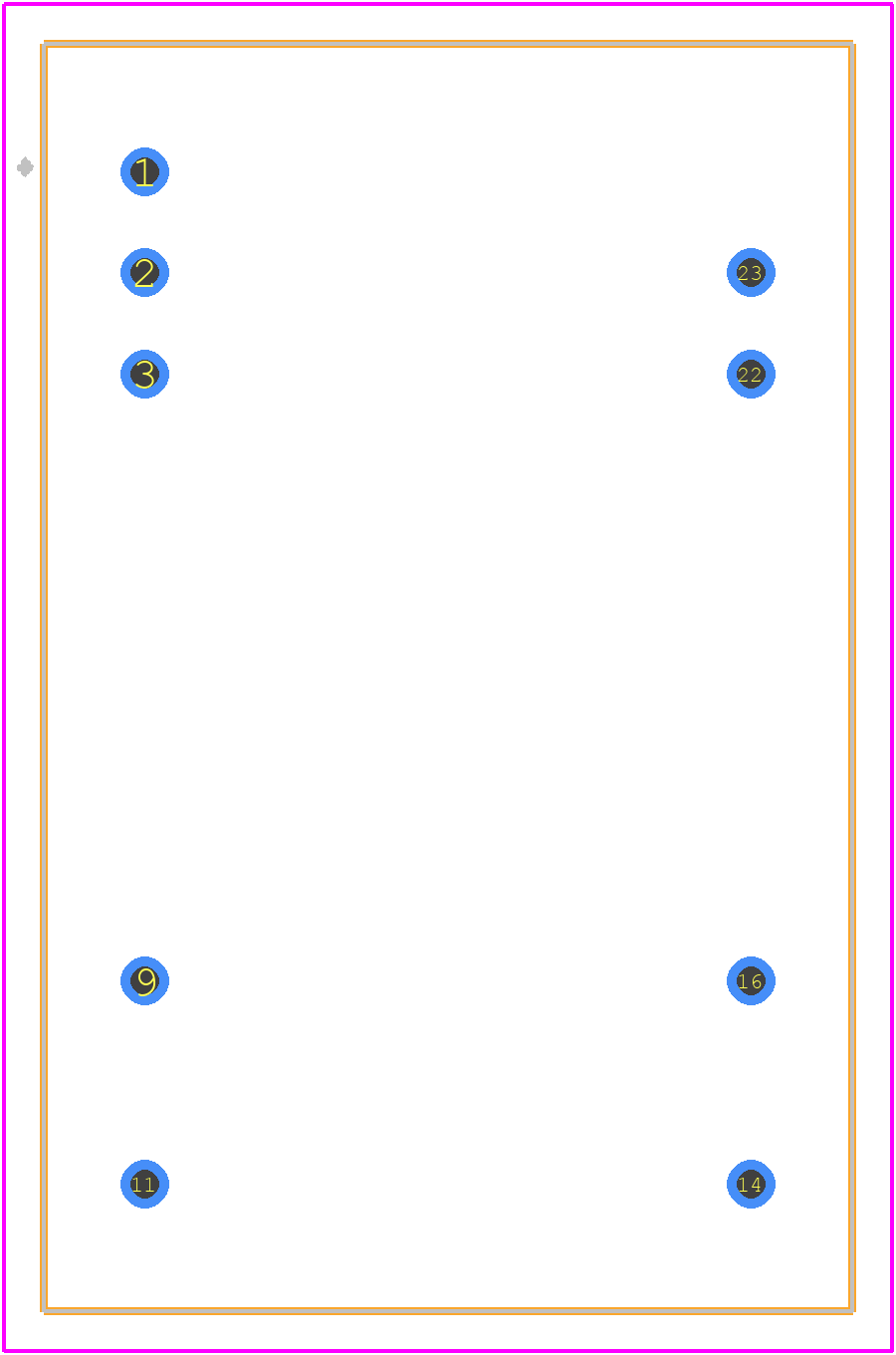 THD 12-2423WI - Traco Power PCB footprint - Other - Other - THD 12WI Series_D