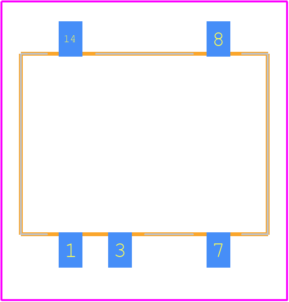 TSH 0505S - Traco Power PCB footprint - Other - Other - TSH 0505S-2