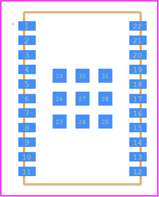 A5100-A - Lantronix PCB footprint - Other - Other - A5100-A-1