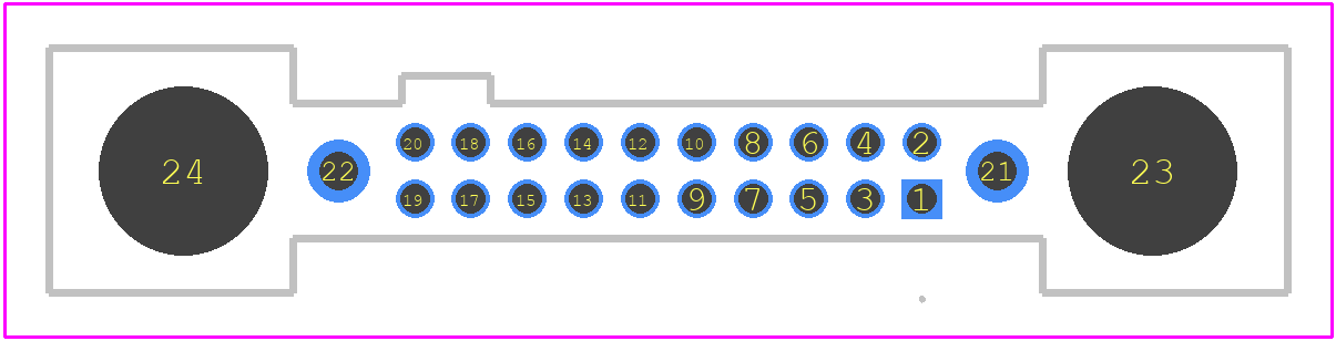 SFM-110-01-L-D-DS - SAMTEC PCB footprint - Other - Other - SFM-110-01-L-D-DS-1