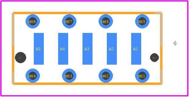 214918 - ERNI PCB footprint - Other - Other - 214918-4